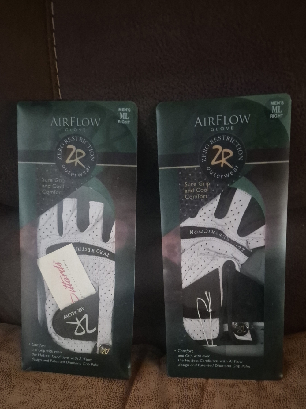 Airflow Glove Men's ML Right White and Black - Zero Restriction